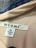 Mi ami 100% Polyester Polka Dots Blue Cocktail Dress Size M - photo 3