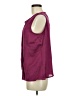 Adiva 100% Polyester Burgundy Sleeveless Blouse Size M - photo 5