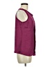 Adiva 100% Polyester Burgundy Sleeveless Blouse Size M - photo 4