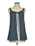 Coldwater Creek 100% Polyester Silver Sleeveless Blouse Size S (petite) - photo 1