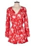 H&M 100% Viscose Floral Red Romper Size 6 - photo 1