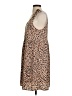 Andree by UNIT 100% Polyester Animal Print Tan Casual Dress Size S - photo 5