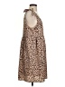 Andree by UNIT 100% Polyester Animal Print Tan Casual Dress Size S - photo 4