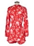 H&M 100% Viscose Floral Red Romper Size 6 - photo 2