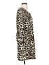 Allison Joy Animal Print Brown Casual Dress Size S - photo 4