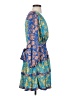 Current Air 100% Polyester Paisley Blue Cocktail Dress Size XS - photo 4