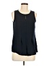 JM Studio 100% Polyester Black Sleeveless Blouse Size M (estimated) - photo 1