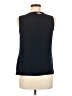 JM Studio 100% Polyester Black Sleeveless Blouse Size M (estimated) - photo 2