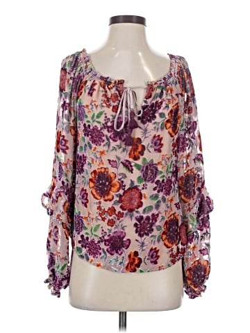 Hale Bob 3/4 Sleeve Silk Top (view 1)