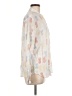 Rails Print Ivory Long Sleeve Blouse Size M - photo 4