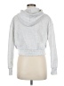Charlotte Russe 100% Polyester Silver Zip Up Hoodie Size M - photo 2