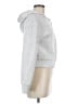 Charlotte Russe 100% Polyester Silver Zip Up Hoodie Size M - photo 4