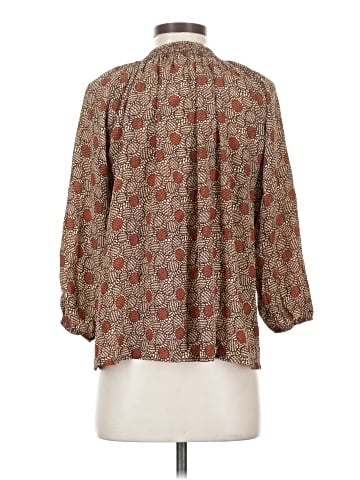 Tucker 3/4 Sleeve Silk Top (view 2)