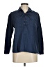 Unbranded Blue Long Sleeve Button-Down Shirt Size 8 - photo 1