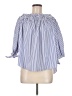 Unbranded 100% Polyester Blue 3/4 Sleeve Blouse Size M - photo 1