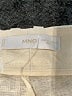 MNG 100% Linen Ivory Linen Pants Size 2 - photo 4