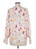Unbranded Print Ivory Long Sleeve Blouse Size M - photo 2