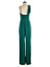 H&M 100% Polyester Solid Green Teal Jumpsuit Size 4 - photo 2