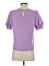 Shein 100% Polyester Purple Short Sleeve Blouse Size 4 - photo 2