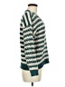 Harlow & Rose 100% Polyester Stripes Teal Pullover Sweater Size M - photo 4
