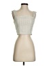 Shein 100% Polyester Ivory Sleeveless Top Size 2 - photo 1