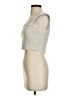 Shein 100% Polyester Ivory Sleeveless Top Size 2 - photo 5