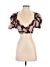 showpo Pink Short Sleeve Blouse Size 2 - photo 1