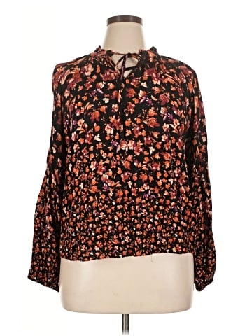 Gibson Latimer Long Sleeve Blouse (view 1)