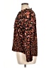 Gibson Latimer Floral Black Long Sleeve Blouse Size XL - photo 5