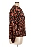 Gibson Latimer Floral Black Long Sleeve Blouse Size XL - photo 4
