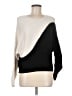 Express Color Block Black Pullover Sweater Size M - photo 1