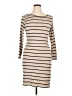 Loveappella Stripes Tan Casual Dress Size XL - photo 1