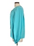 Ramy Brook 100% Polyester Teal Long Sleeve Blouse Size 10 (estimated) - photo 5