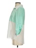 Iz Byer Color Block Green 3/4 Sleeve Blouse Size S - photo 5
