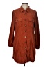 Unbranded 100% Polyester Brown 3/4 Sleeve Blouse Size L - photo 1