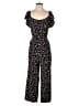 Amuse Society Hearts Black Jumpsuit Size S - photo 1