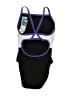 Speedo Color Block Purple One Piece Swimsuit Size Sm (32) - photo 2