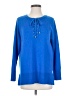 Magaschoni 100% Cashmere Blue Cashmere Pullover Sweater Size S - photo 1