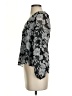 LUCCA 100% Polyester Gray 3/4 Sleeve Blouse Size S - photo 5