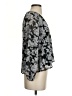 LUCCA 100% Polyester Gray 3/4 Sleeve Blouse Size S - photo 4