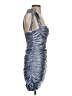 Lioness 100% Polyester Metallic Silver Cocktail Dress Size XS - photo 4
