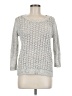 Lou & Grey for LOFT Metallic Silver Pullover Sweater Size M - photo 1