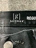 George 100% Cotton Stars Black Denim Shorts Size 30 waist - photo 3