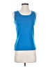 St. John Blue Sleeveless Top Size P (petite) - photo 1