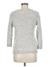 Lou & Grey for LOFT Metallic Silver Pullover Sweater Size M - photo 2