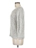 Lou & Grey for LOFT Metallic Silver Pullover Sweater Size M - photo 5