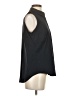 Ann Taylor Black Sleeveless Button-Down Shirt Size S - photo 4