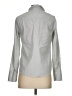 H&M Metallic Silver Long Sleeve Blouse Size XS - photo 2