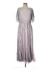 Mac Duggal 100% Polyester Gray Cocktail Dress Size 10 - photo 1