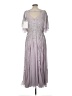 Mac Duggal 100% Polyester Gray Cocktail Dress Size 10 - photo 2
